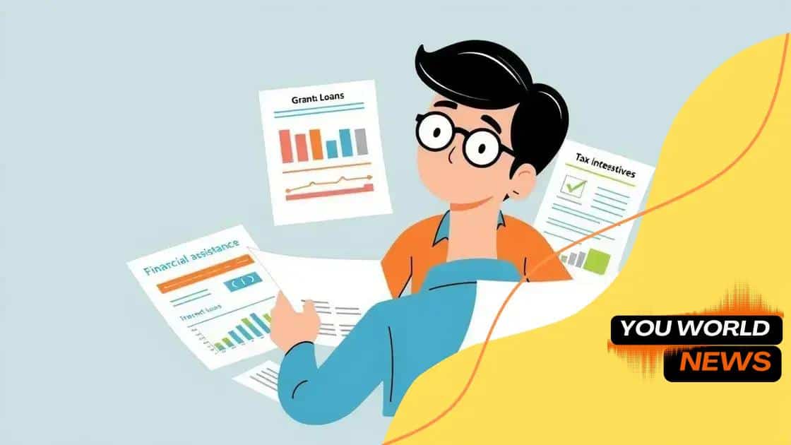 Types of financial assistance available