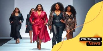 The evolution of plus-size models in high fashion