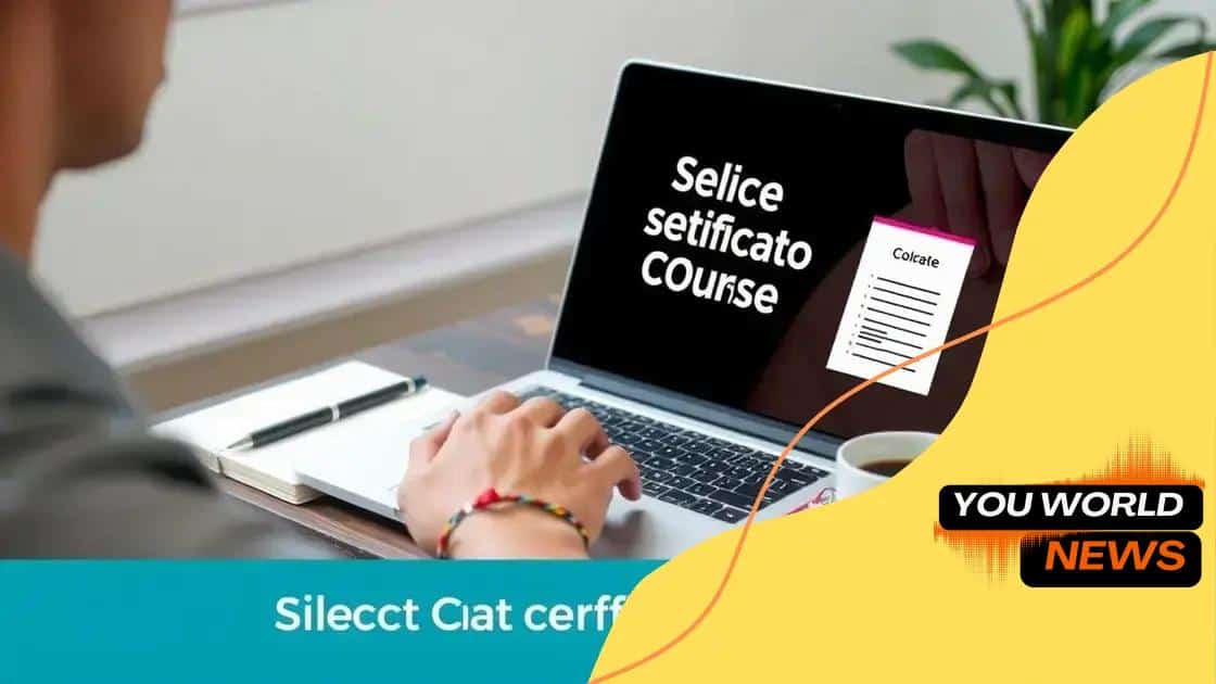 How to choose the right online certification