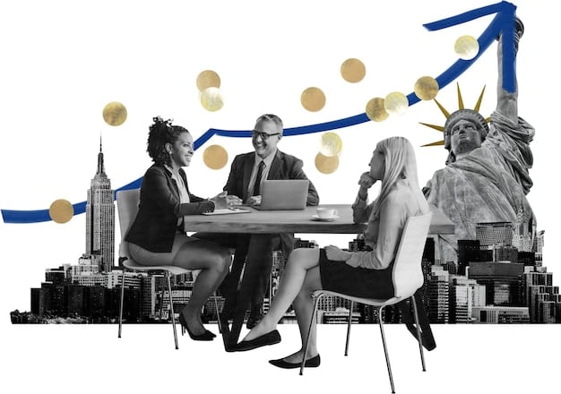 A collage illustrating several challenges US companies face in emerging markets, including images representing political instability, currency fluctuations, cultural misunderstandings, and complex regulatory environments.