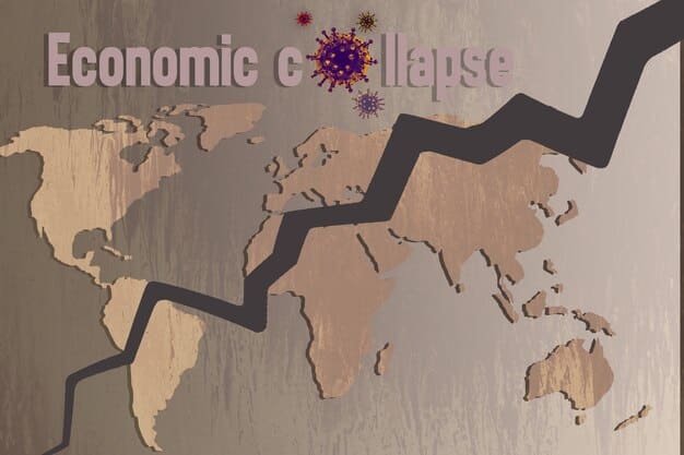 A visual representation of geopolitical risks, such as a world map with highlighted conflict zones and key infrastructure routes crossing those areas, symbolizing the vulnerability of investments to instability.