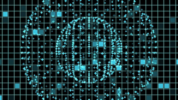 An illustration depicting Shor's algorithm breaking an RSA encryption key, visualizing the quantum threat to data security.
