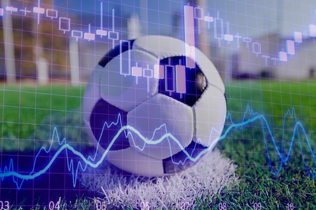 A graph showing the projected growth of the sports betting market in the US, highlighting the MLB's contribution to the overall revenue