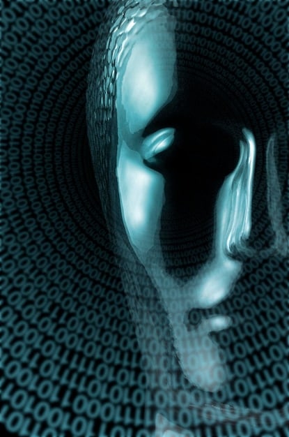 A close-up of a computer screen displaying lines of code used to generate AI art, with the reflection of a human face in the screen, symbolizing human involvement in AI creation.