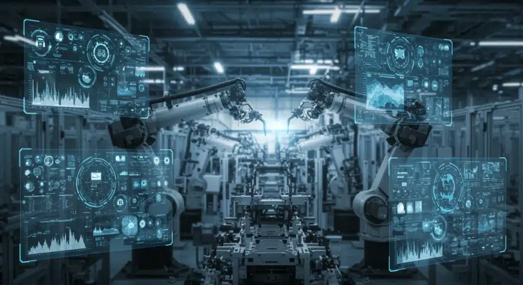 AI Integration in US Manufacturing: 2025 Productivity Boost?