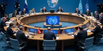 World leaders in intense climate diplomacy discussions at UN Summit 2025