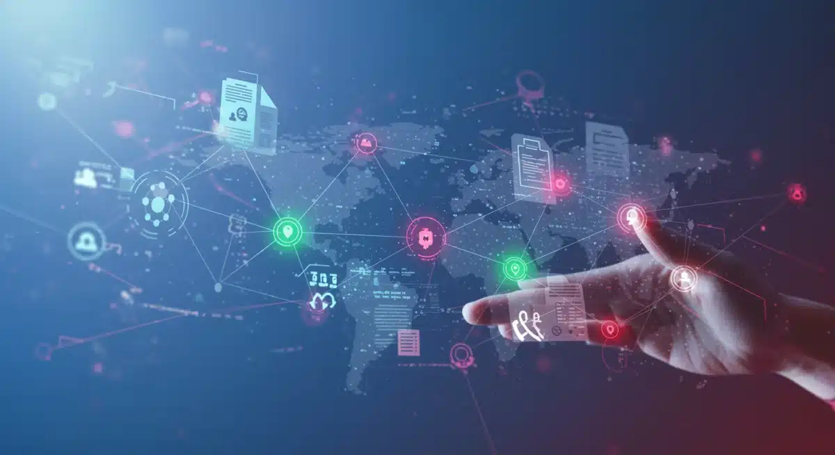 Visual representation of AI systems integrating ethical guidelines and regulatory frameworks