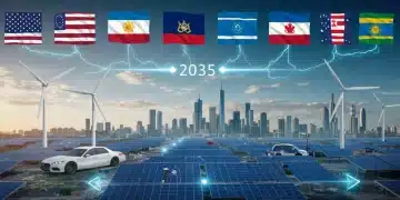 Global energy transition with renewable sources influencing US policy by 2035