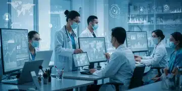 International health experts collaborating on global pandemic prevention strategies.