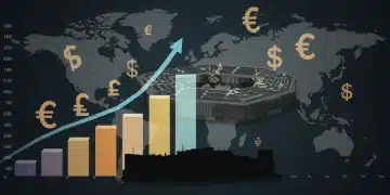 Global Military Spending Surge: US Defense Strategy 2025 Global military spending surge impacting US defense strategy