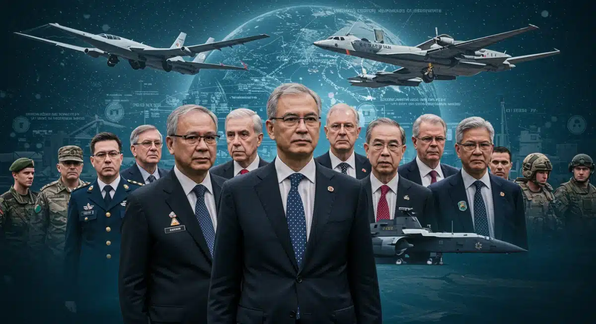 Military and diplomatic figures symbolizing enhanced interoperability in new security pacts