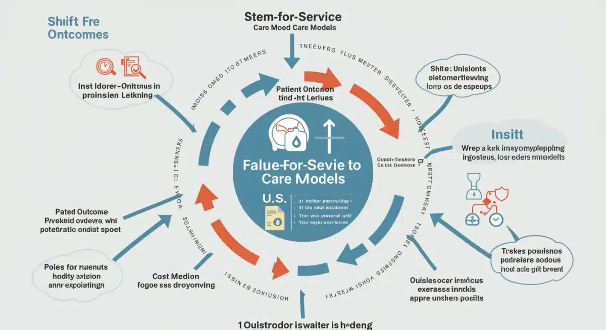 Graphic depicting the shift to value-based care in healthcare